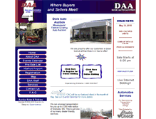 Tablet Screenshot of dixieautoauction.com